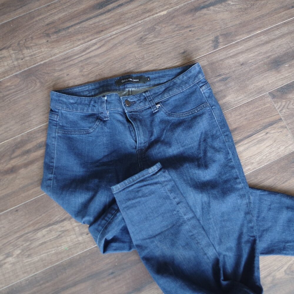 Calvin Klein Ladies Tall  Stretch Jeans